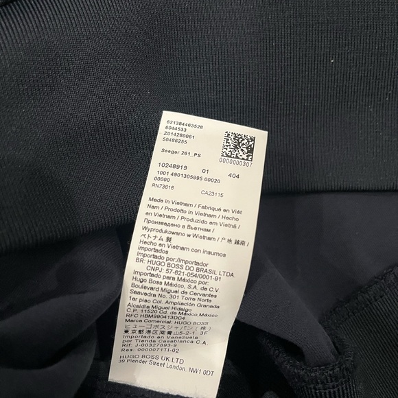 [L/XL]BOSS Navy Porsche Edition Hoodie Water Repellent Flaw - Picture 12 of 13